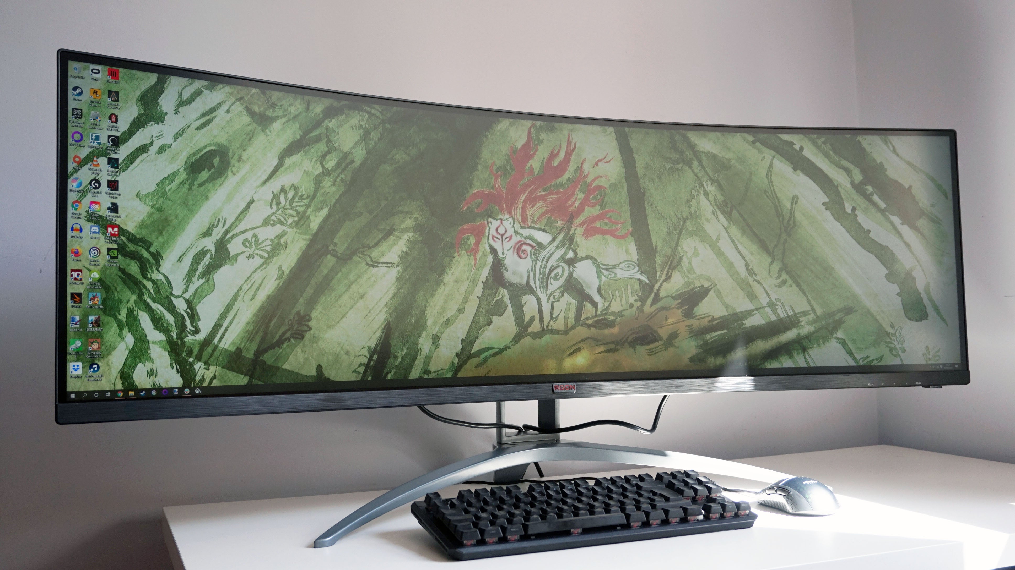 AOC Agon AG493UCX ultrawide gaming monitor review | Rock Paper Shotgun